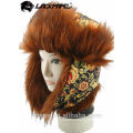 Изготовленная на заказ женская искусственная меховая зимняя шапка-ушанка